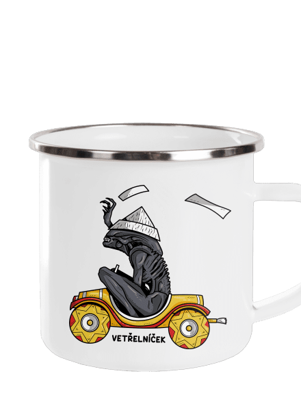 Vetřelníček plecháček White