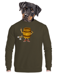 unisex mikina bez kapuce