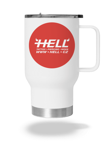 Hell logo termohrnek White