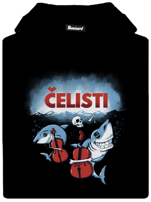 Čelisti dětská mikina klokanka Black