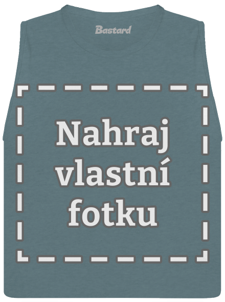 Vlastní potisk dámské tílko volné Heather Deep Teal