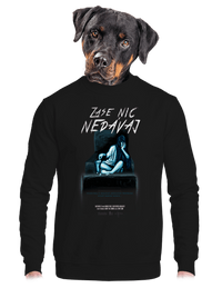 unisex mikina bez kapuce