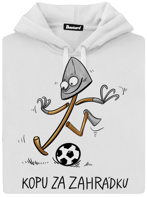 Kopu za zahrádku  dámská mikina klokanka White
