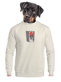 unisex mikina bez kapuce