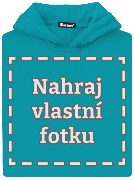 Vlastní potisk dětská mikina klokanka Hawaiian Blue