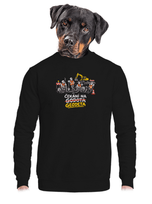 unisex mikina bez kapuce