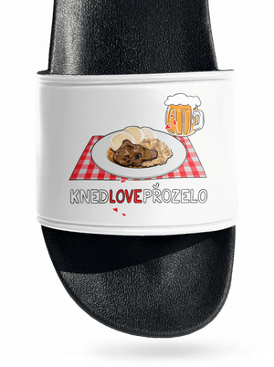 Knedlo vepřo zelo pantofle White