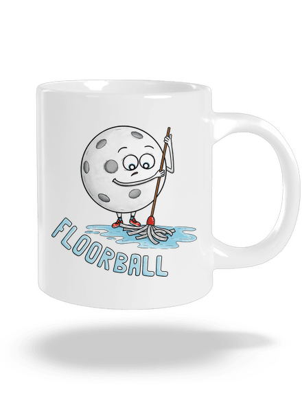 Floorball velký hrnek White