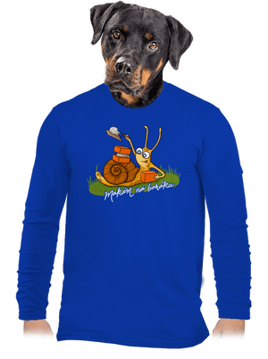 Makám na baráku pánské dlouhý rukáv Royal Blue
