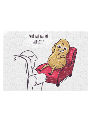 Alergeny u psychologa puzzle White