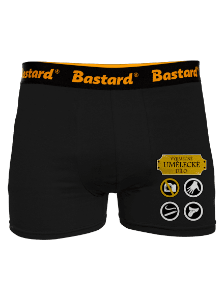 Umělecké dílo boxerky Black