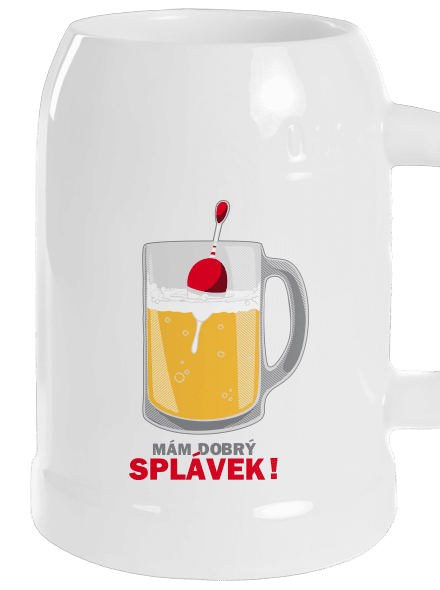 Splávek půllitr White