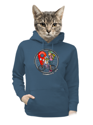 Cyklistický horoskop: Panna dámská mikina klokanka Denim