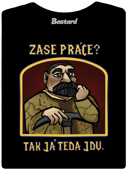 Zase práce? dámské tričko premium Black