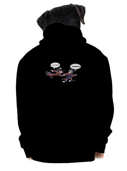 Tandem pánská mikina na zip Black