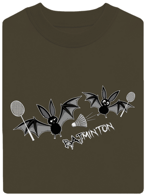 Batminton unisex mikina bez kapuce Urban Khaki