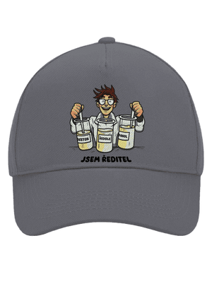 Jsem ředitel kšiltovka baseballka Graphite grey