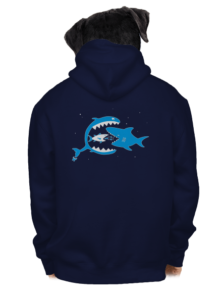 Rybky pánská mikina na zip Navy