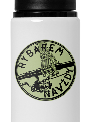 Rybářem navždy  lahev na vodu White