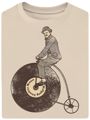 Na čem ujíždíš unisex tričko oversized Almond