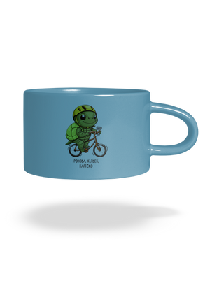 Pohoda, klídek hrnek makronka Blue Macaron