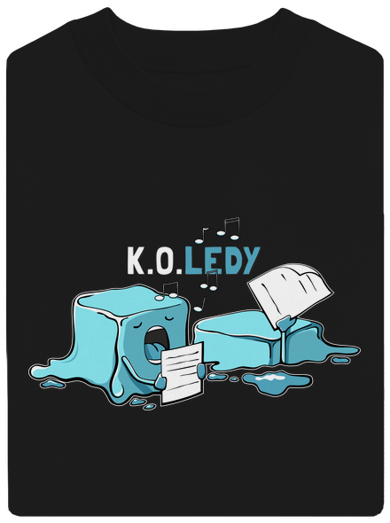 Koledy unisex mikina bez kapuce Black