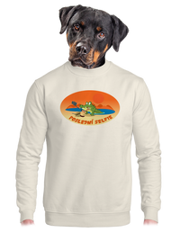 unisex mikina bez kapuce