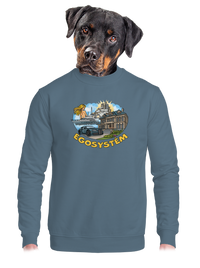 unisex mikina bez kapuce