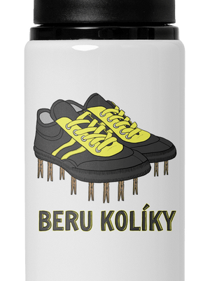 Beru kolíky lahev na vodu White