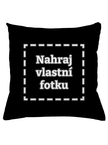 Vlastní potisk polštář Black