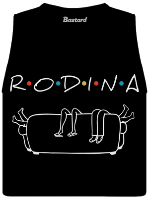 Rodina dámské tílko volné Black