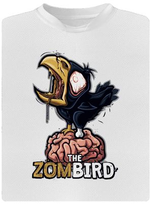 Zombird pánské sportovní tričko White