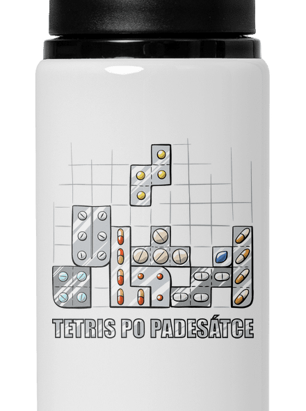 Tetris lahev na vodu White