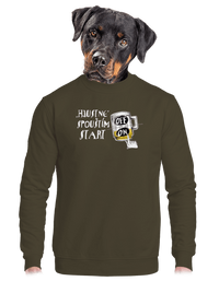 unisex mikina bez kapuce