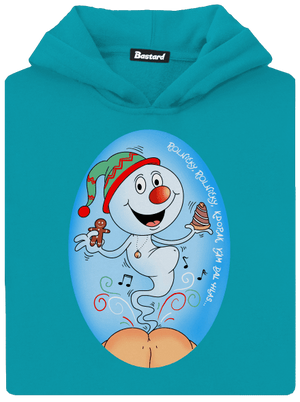 Vánoční duch dětská mikina klokanka Hawaiian Blue