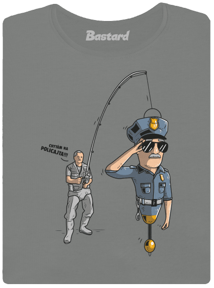 Policajt dámské tričko Dark Gray Melange