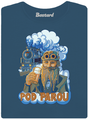 Pod parou dámské tričko premium Petrol Blue