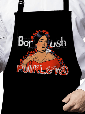 Barush Punklova zástěra Black