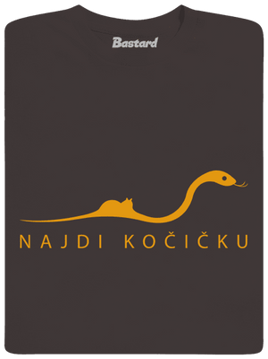 Najdi kočičku pánské dlouhý rukáv Bear Brown