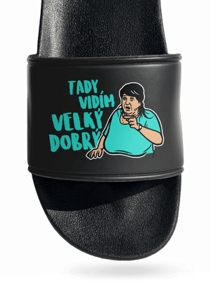 Velký dobrý pantofle Black