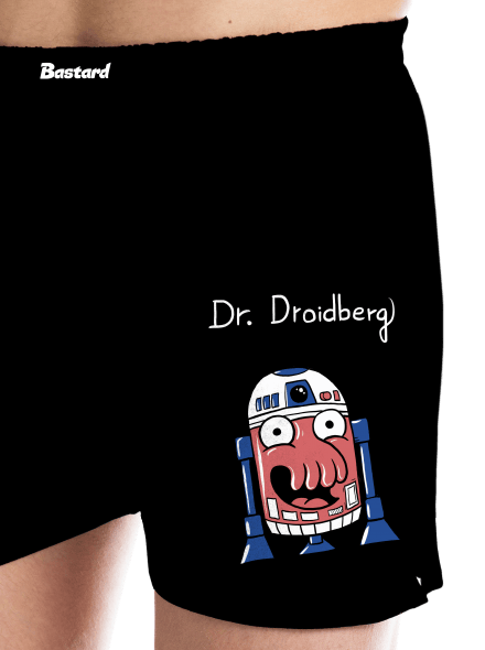 Dr. Droidberg pánské trenky Black