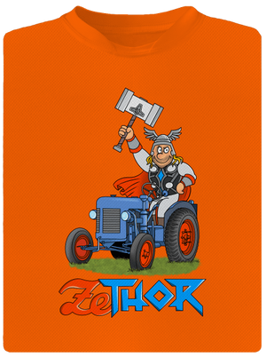 ZeThor dětské sportovní tričko Neon Orange