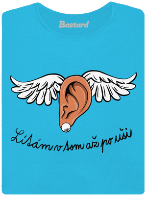 Až po uši dámské tričko Blue Atol