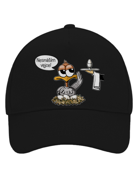 Nesnáším vejce kšiltovka baseballka Black