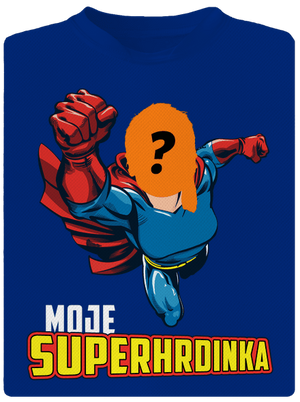 Moje superhrdinka pánské sportovní tričko Royal Blue Mal