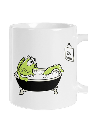 Poslední koupel klasický hrnek White