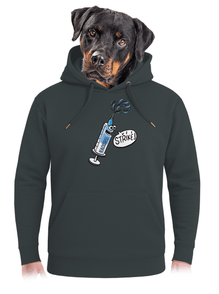 Stříkej unisex mikina premium Charcoal