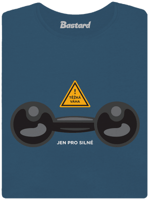 Těžká váha dámské tričko premium Petrol Blue