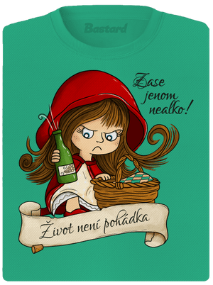 Zase nealko – Život není pohádka dámské sportovní tričko Mint Mal