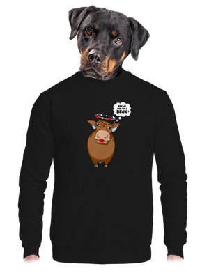 unisex mikina bez kapuce
